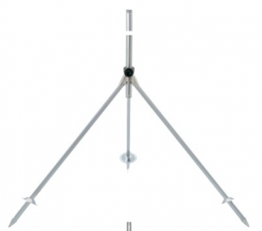 GEKA Dreibeinstativ mit Standspitzen 2 x G 3/4"